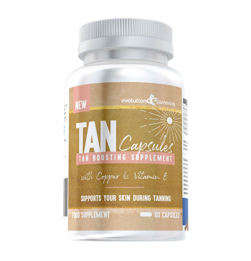 Tan capsules Tan stimulant supplément avec PABA, cuivre & vitamine E
