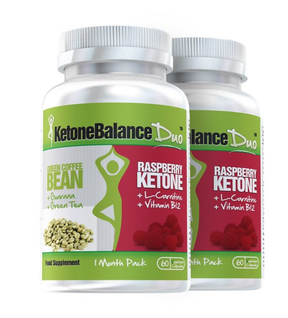 KetoneBalance duo avec cétones de framboise & haricots verts de café 2 mois d'approvisionnement
