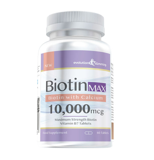 Biotina max 10, 000mcg con calcio