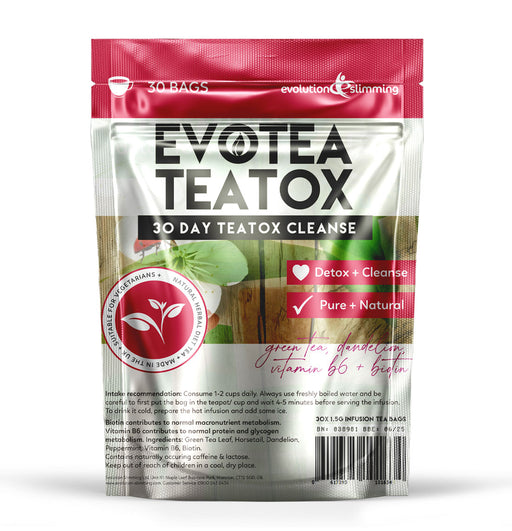 EvoTea Teatox Detox di erbe dimagranti perdita di peso tè