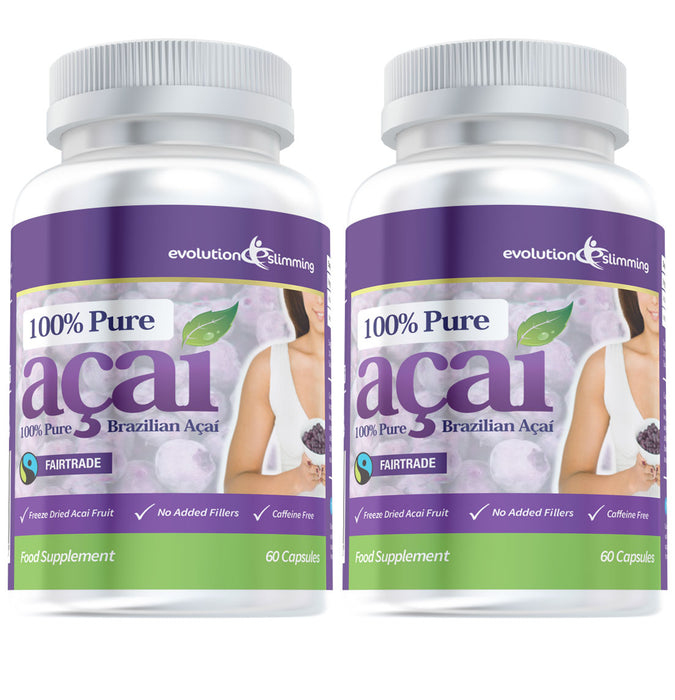 100% Pure Acai Berry 700mg with No Fillers or Bulking Agents