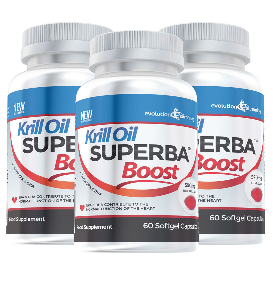 Krill Oil Superba™ Boost Brain, Heart & Liver Health Supplement