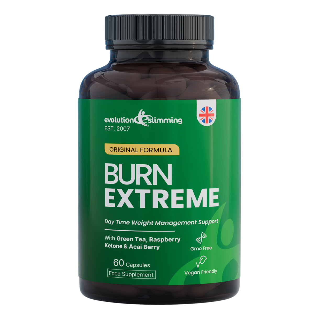 Complément alimentaire Burn Extreme pour la perte de poids haute résistance sans caféine et végétarien