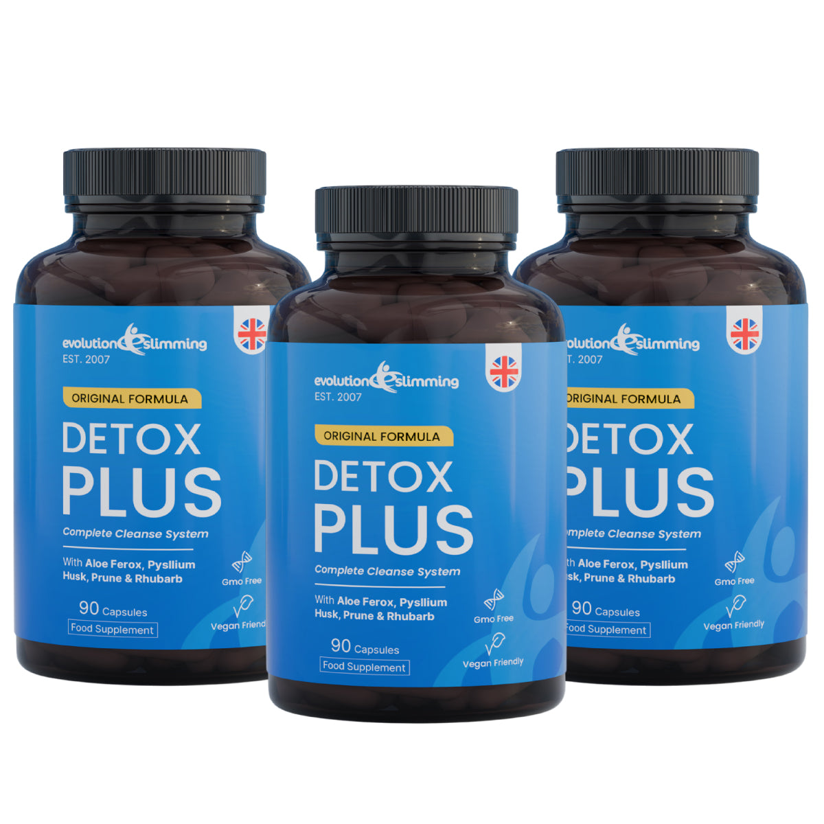Detox Plus Triple Pack Gut Detox & Digestive Support