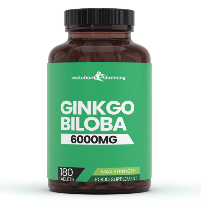 Ginkgo Biloba 6000 mg de alta potencia - Suministro para 6 meses