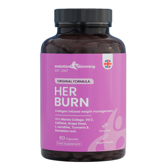 Her Burn - Women’s Metabolism, Energy & Collagen Support supplement packaging