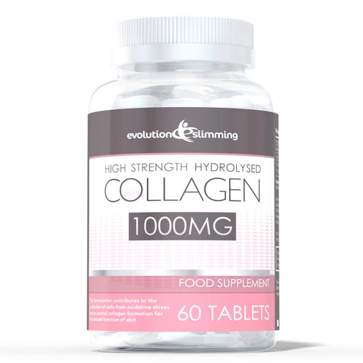Hydrolysed Collagen High Strength 1,000mg for Hair, Skin & Nails + Vitamin C - Evolution Slimming