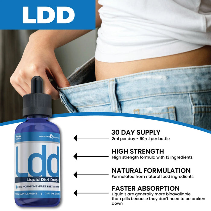LDD (Liquid Diet Drops) Weight Management Drops - Evolution Slimming