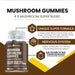 Mushroom Super Blend Gummies with Lion's Mane, Chaga, Cordyceps, Tremella, Maitake & Reishi Mushroom - Evolution Slimming