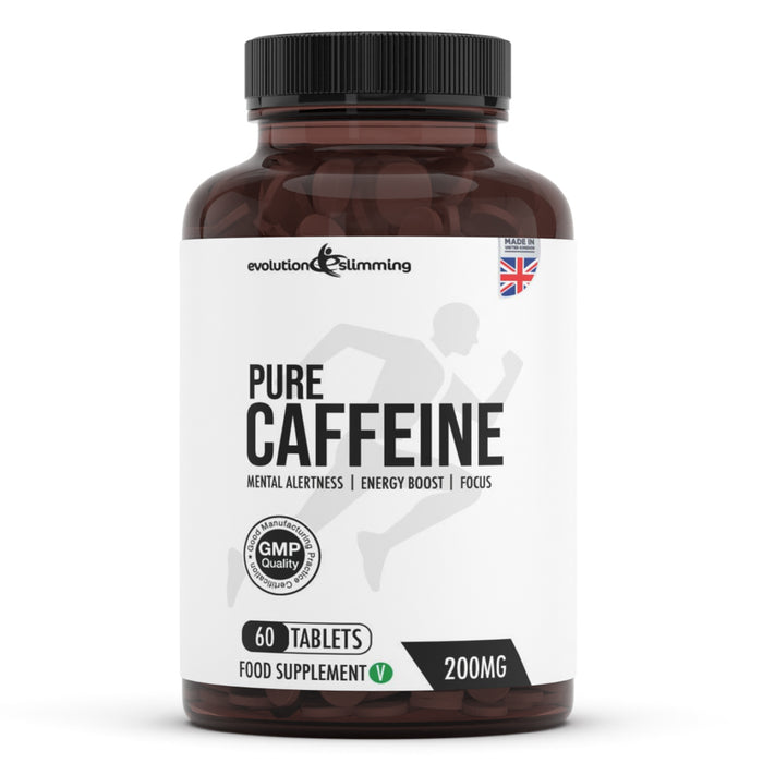 Pure Caffene Pure Caffeine 200mg Tablets - Evolution Slimming