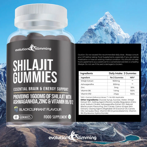 Shilajit Gummies nutritional information