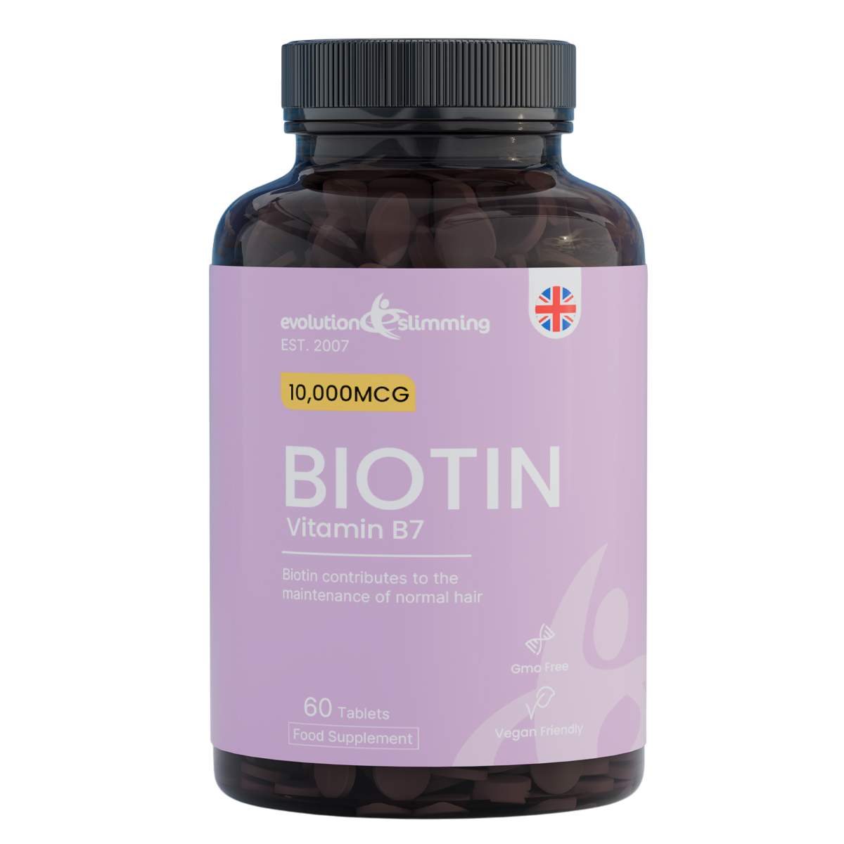 Biotina máxima 10.000 mcg
