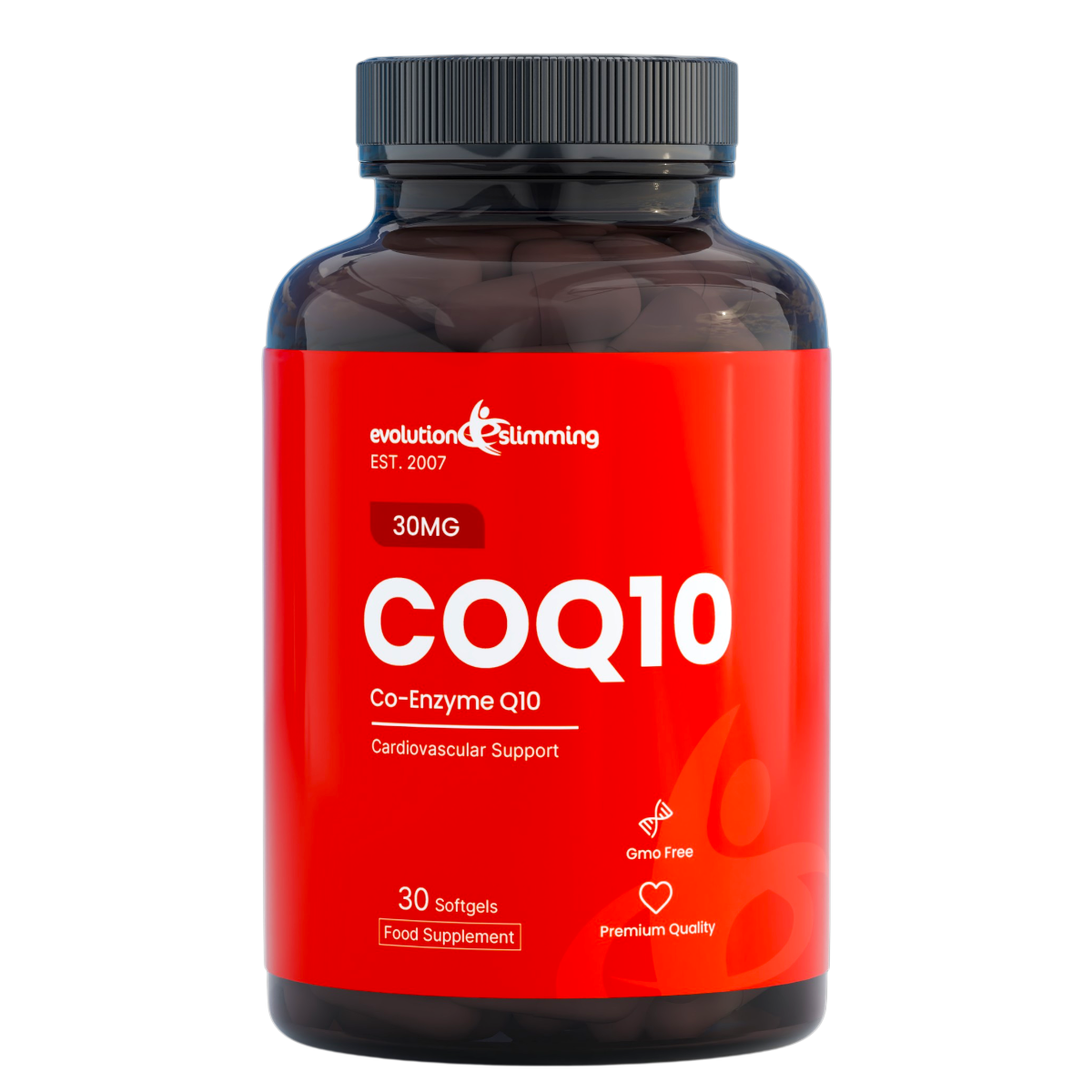 Cápsulas blandas premium de coenzima Q10
