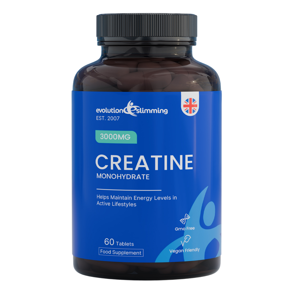 EvoSport Creatine Tablets Strength Power & Training Support