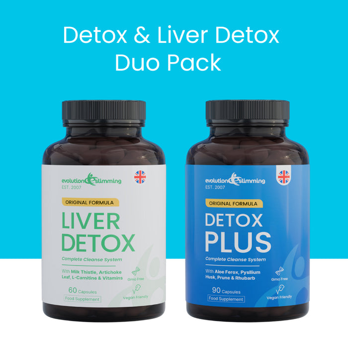 Cápsulas Detox Plus para el hígado y combo DetoxPlus