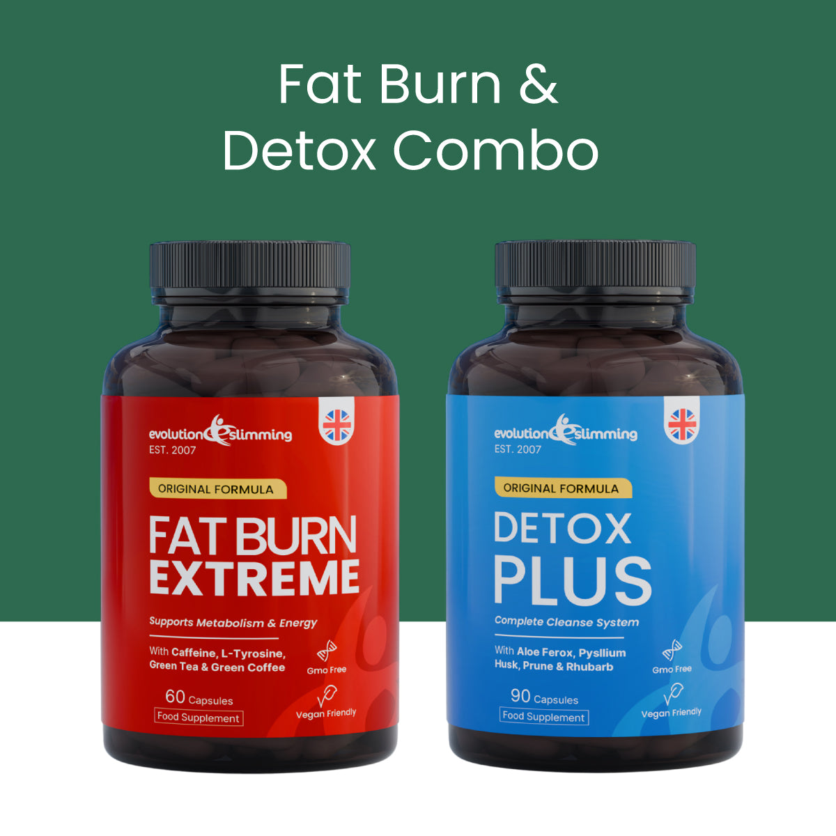 Fat Burn Detox Combo Metabolism Energy & Digestive Support