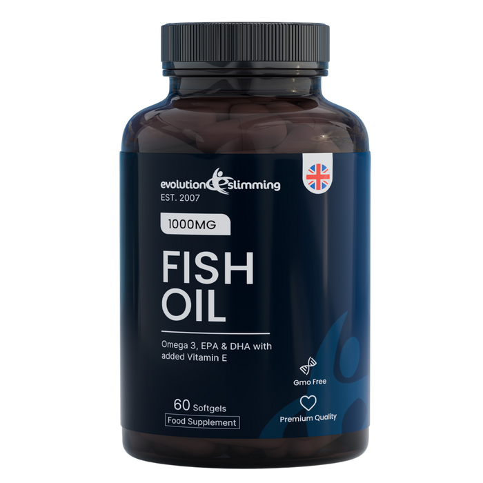 Cápsulas de aceite de pescado Omega 3 de 1000 mg: rico en EPA y DHA