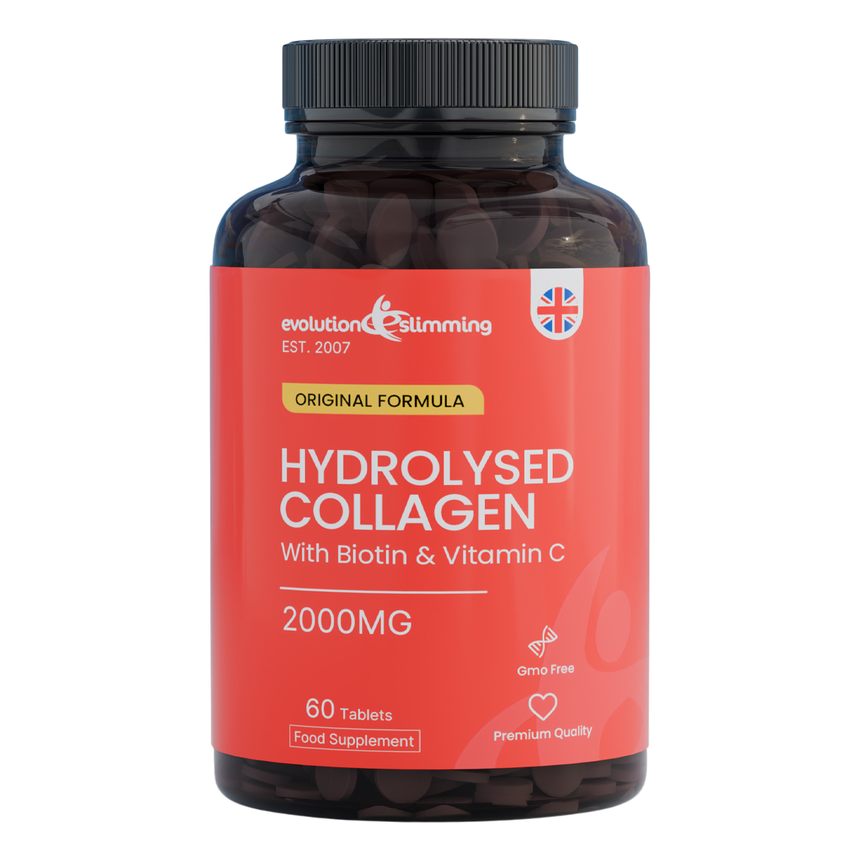Colágeno hidrolizado de alta potencia para cabello piel y uñas + vitamina C