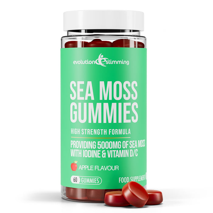 Gummies à la mousse de mer avec iode, vitamine C et vitamine D - Anti-inflammatoire et soutien immunitaire