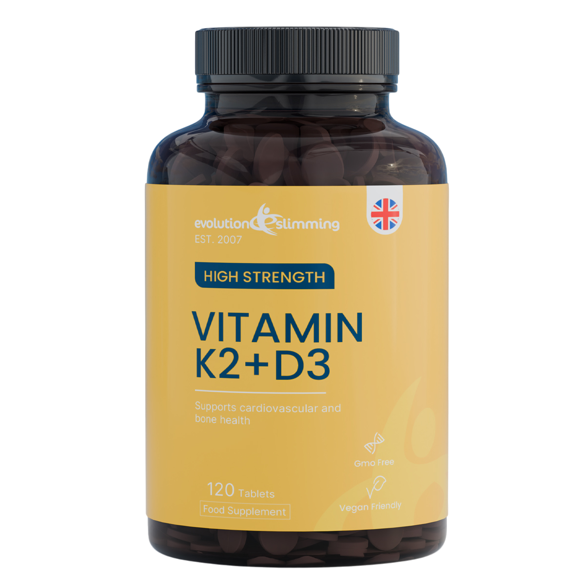 Vitamin K2 D3 Tablets Bone Muscle & Immune Support