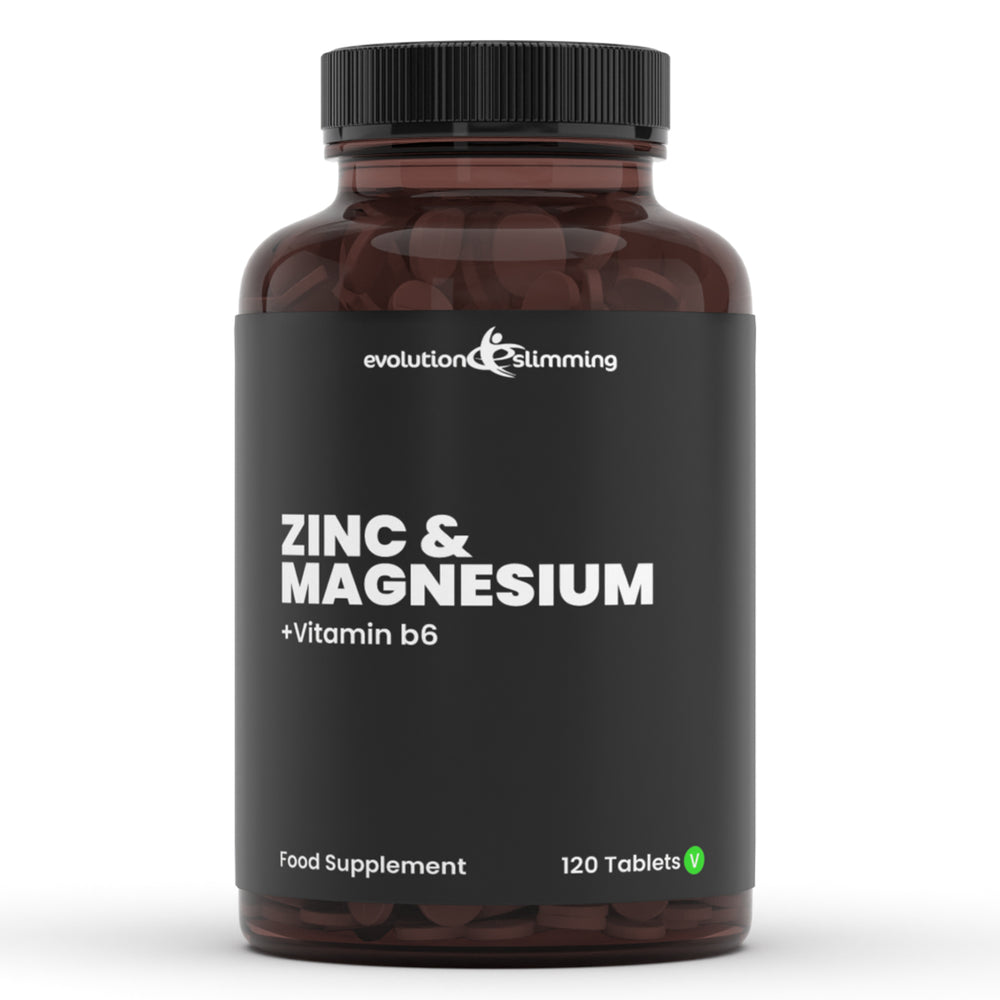 Zinc Tablets with Magnesium & Vitamin B6, Suitable for Vegans & Vegetarians