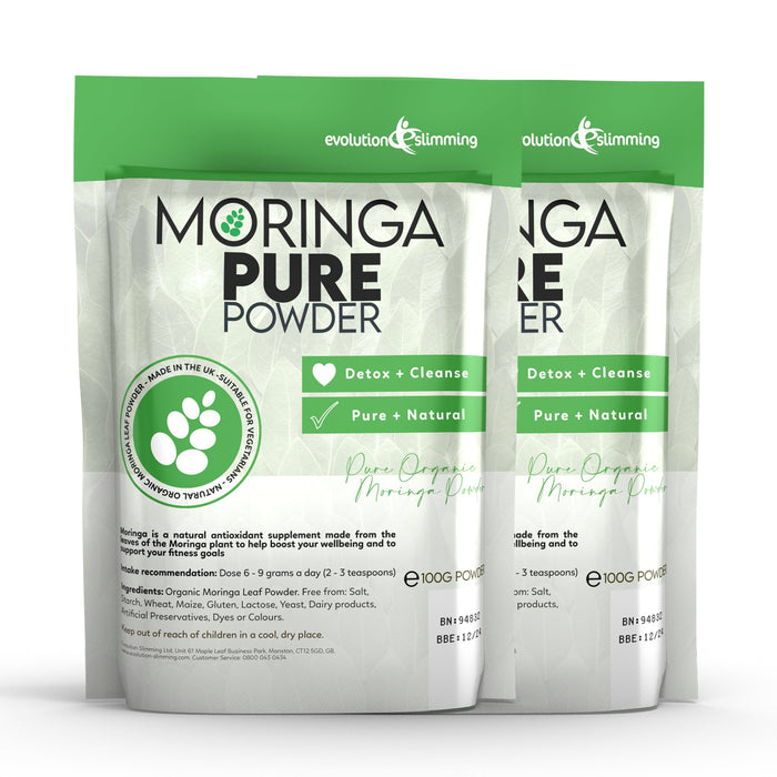 Moringa Pure 100% Pure Organic Powder 100g Pouch